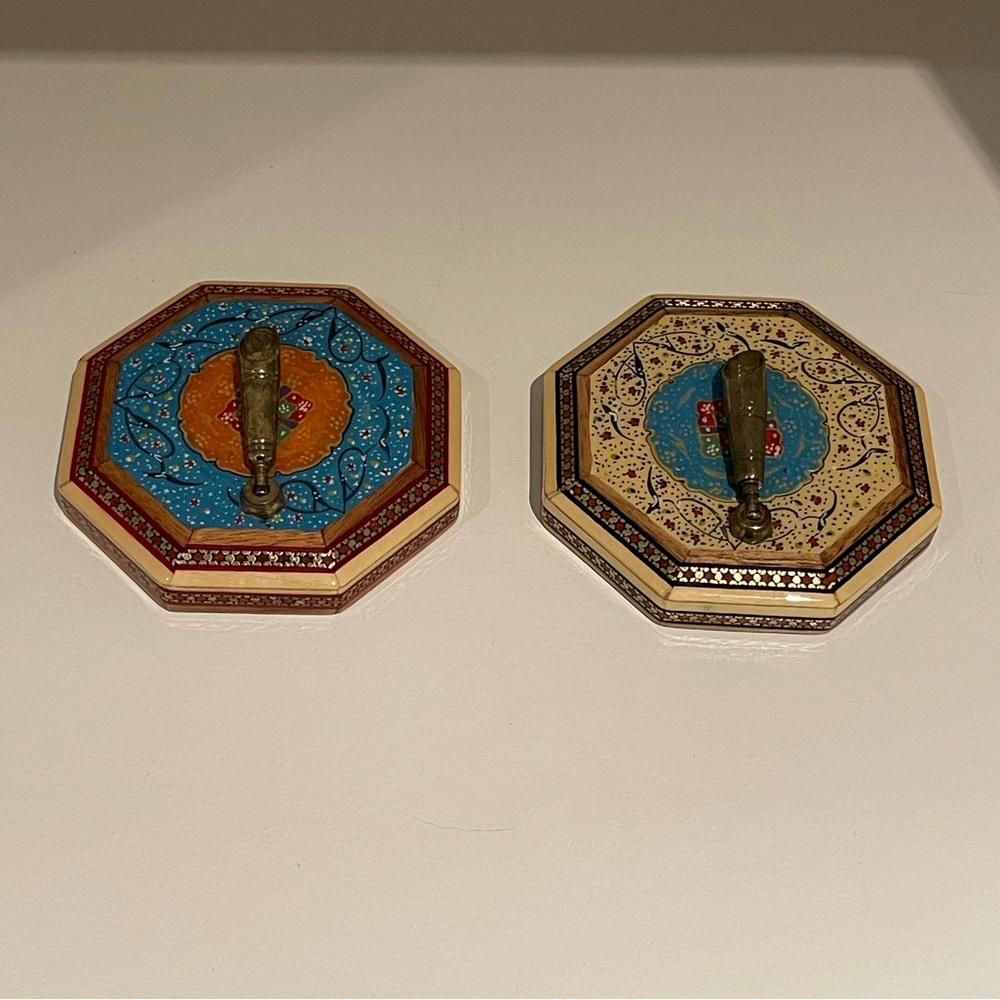 Handmade khatam pen holders - Picture 2 of 4